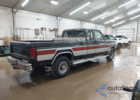 1986 Ford F250 из США, поврежденный, VIN 1FTHX2519GKB51638